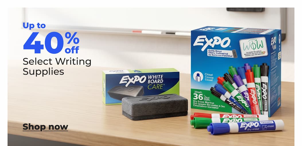 Up to 40% off Select Writing Supplies - Shop now