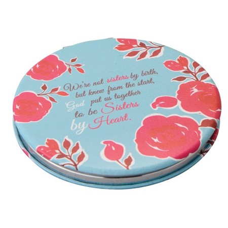 Image of Sisters By Heart Compact Mirror