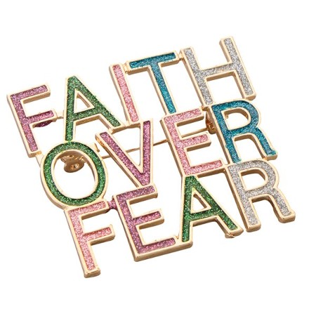 Image of Faith Over Fear Pin