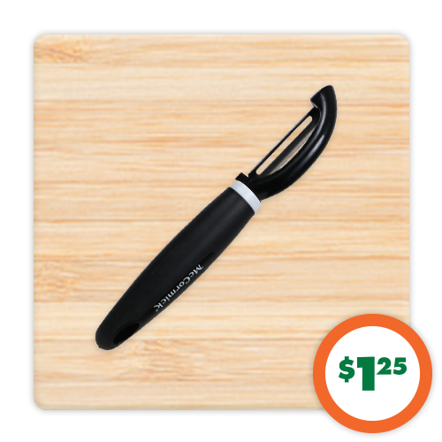 $1.25 McCormick® Vegetable Peelers