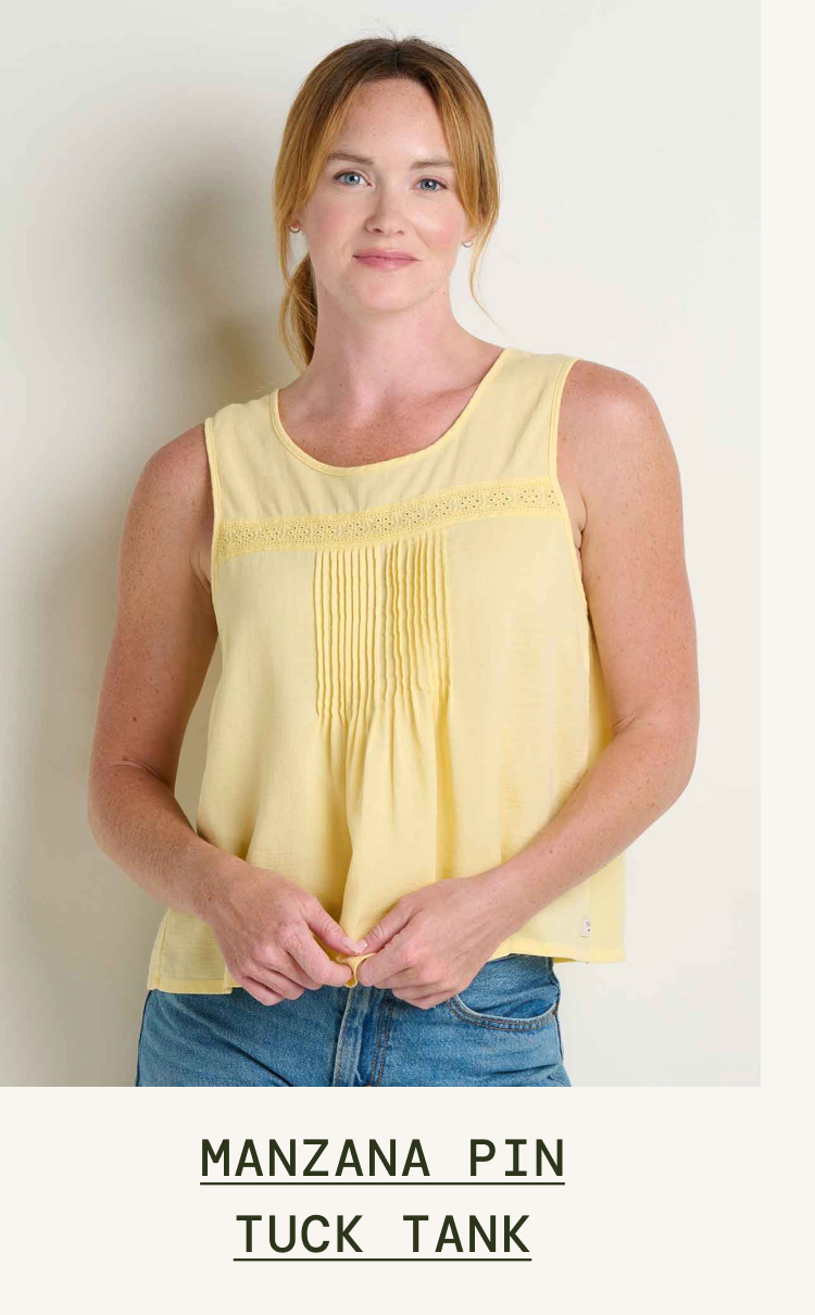 Manzana Pin Tuck Tank