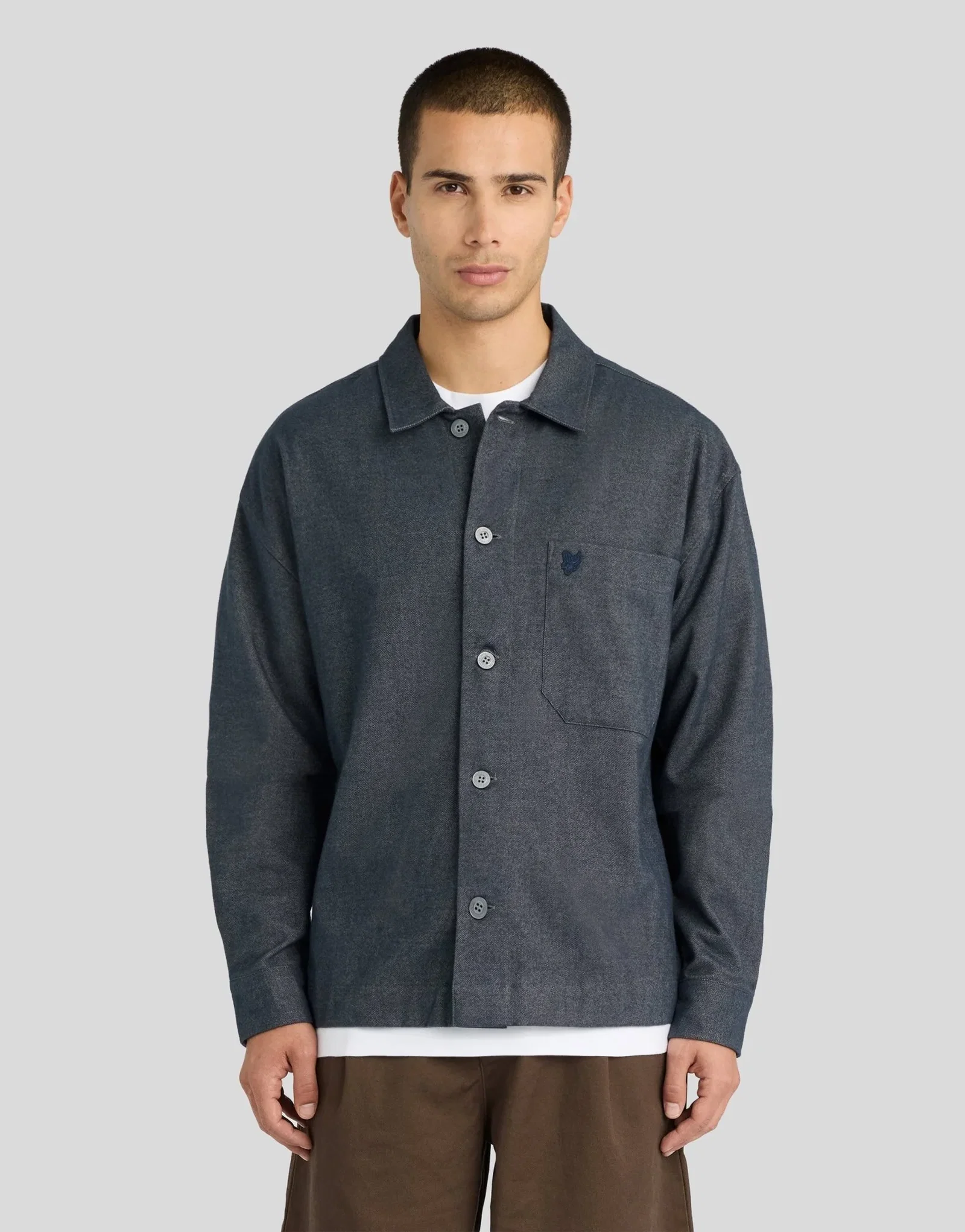 Image of Brushed Cotton Overshirt