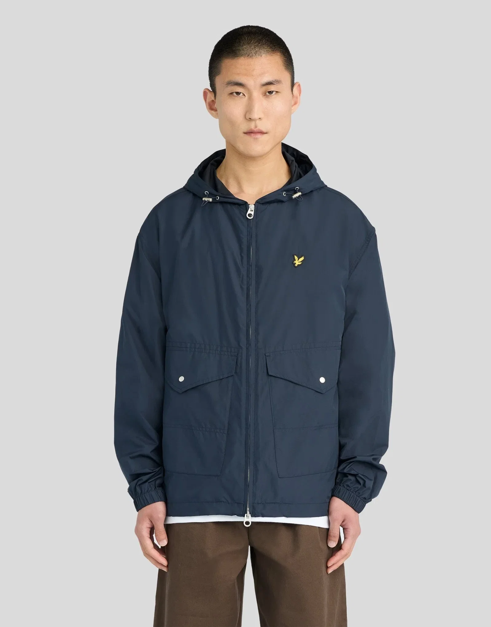 Image of Lightweight Hooded Utility Jacket