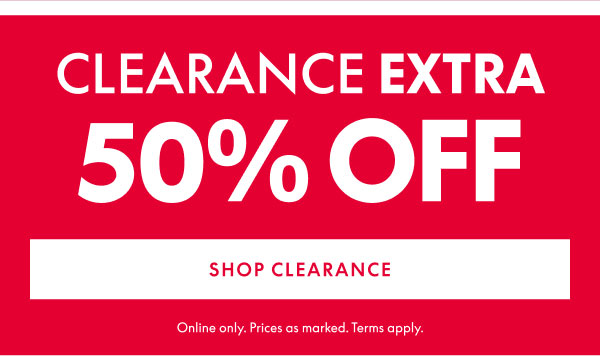 50% Off Clearance