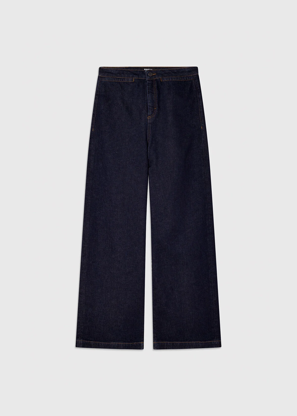 Dark Denim Stretch Full Length Jean