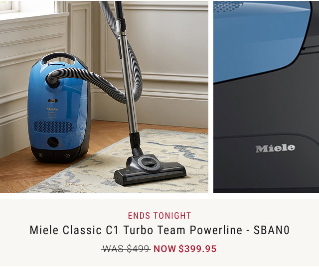 ENDS TONIGHT Miele Classic C1 Turbo Team Powerline - SBAN0 NOW $399.95