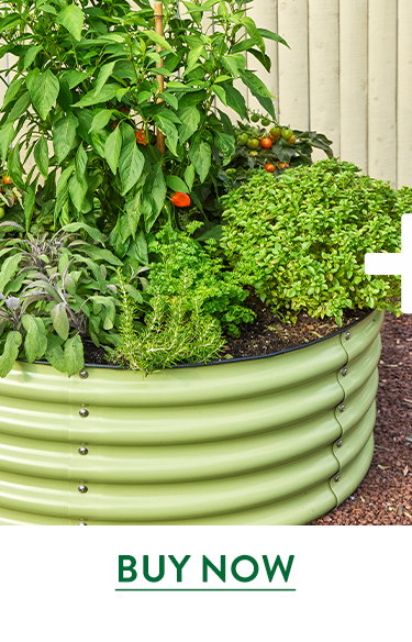 42" Round Galvanized Planter