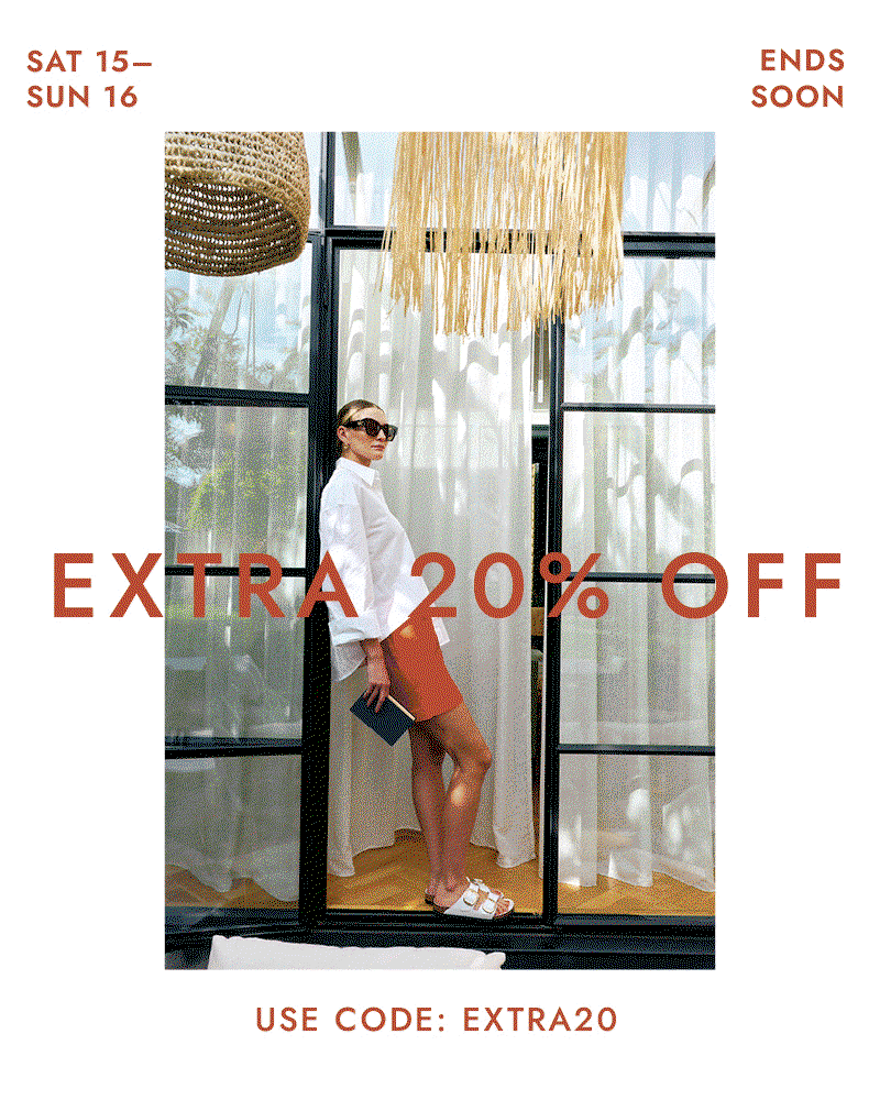 Extra 20% off | Use code: EXTRA20