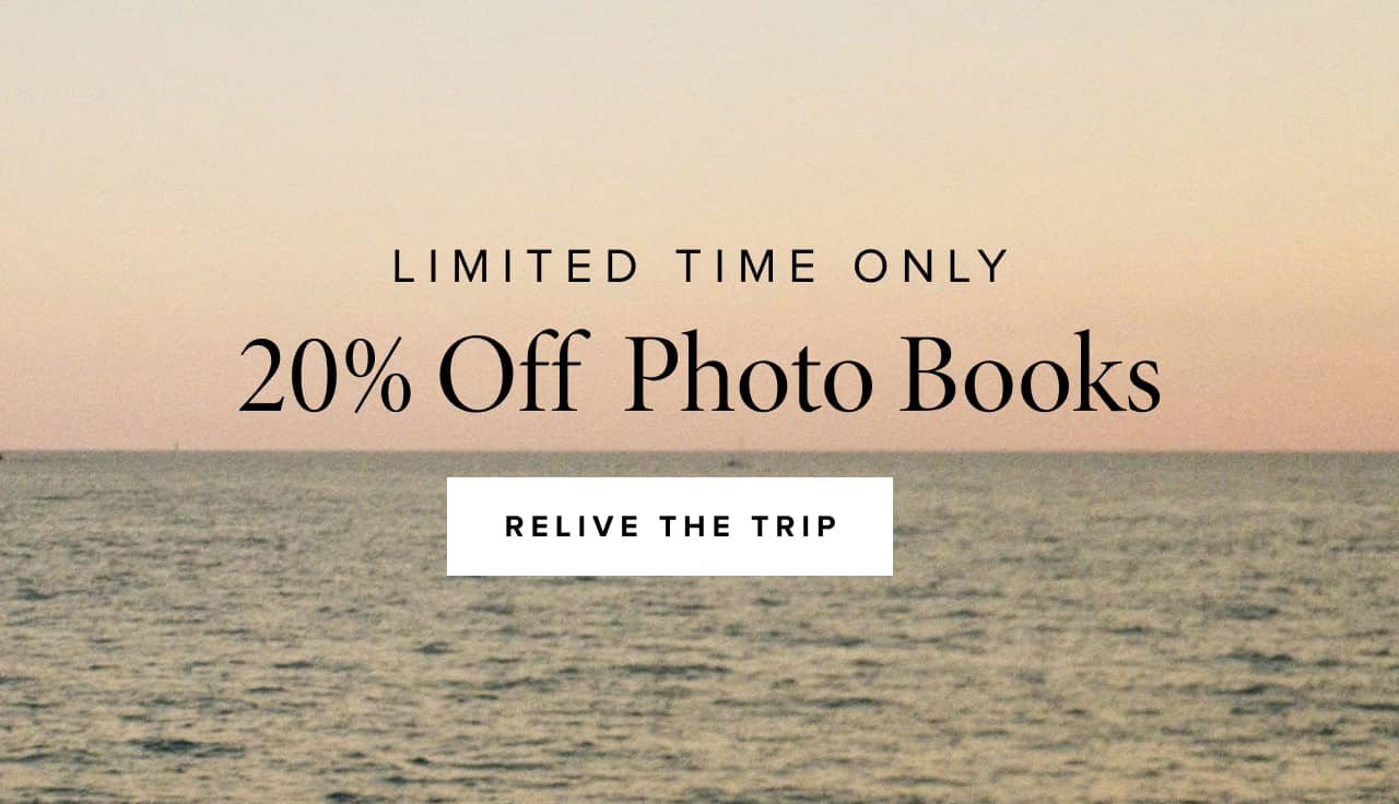 20% off photo books