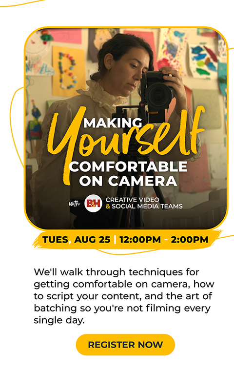 Making Yourseld Comfortable on Camera