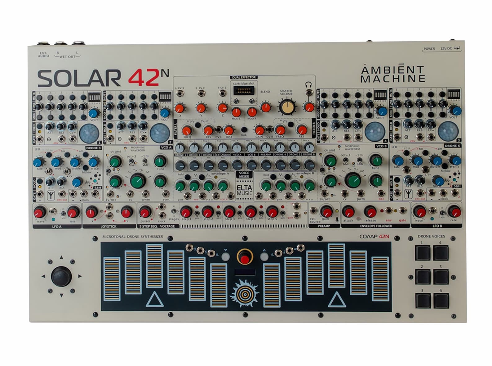 Elta Music Solar 42N Ambient Machine Drone Synthesizer
