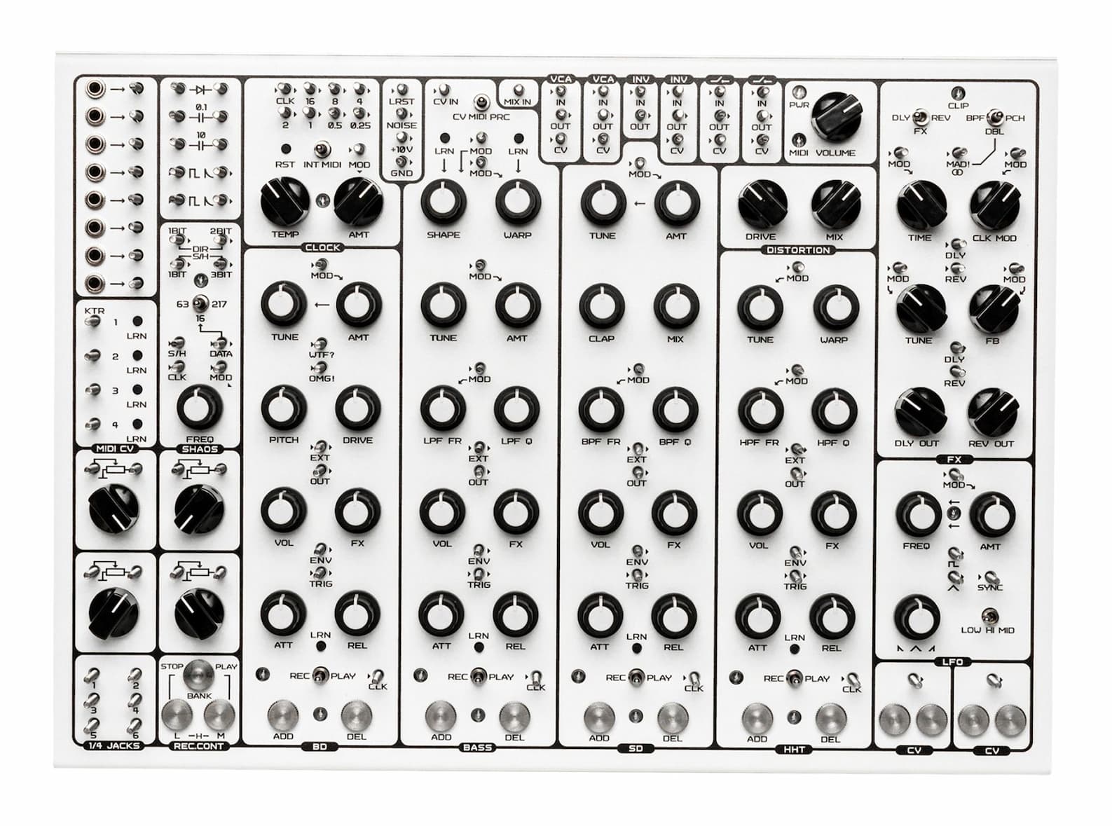 SOMA Laboratory Pulsar-23 Semi-Modular Drum Machine