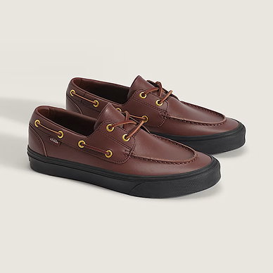 Rum Raisin Purple 2-Eyelet Boat Shoe