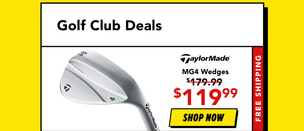 TaylorMade MG4 Milled Grind Wedges - ON SALE