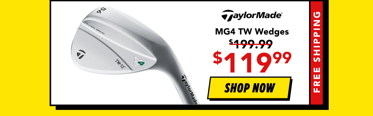 TaylorMade Tiger Woods MG4 Milled Grind Wedges - ON SALE
