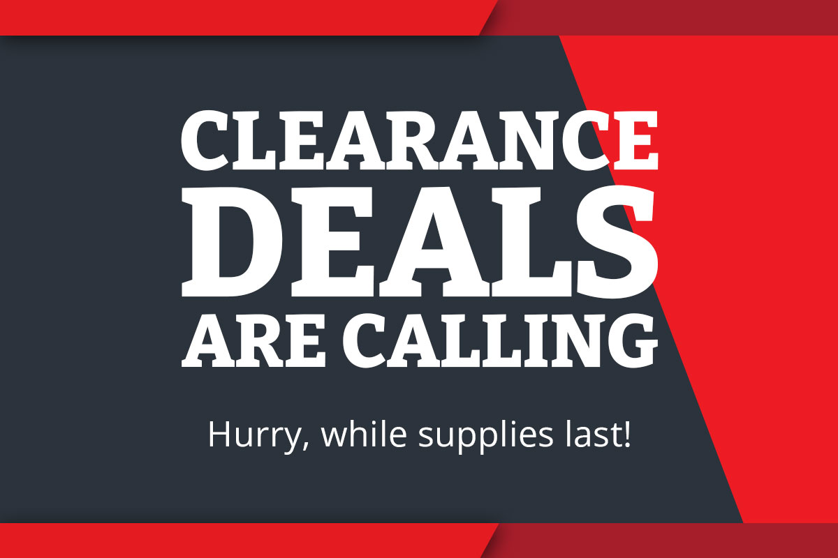 Clearance Deals Are Calling - Shop Now