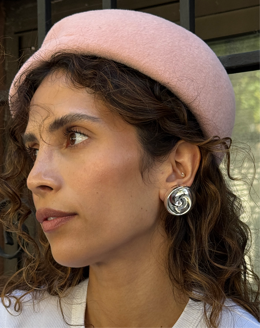 renzo earring in silver