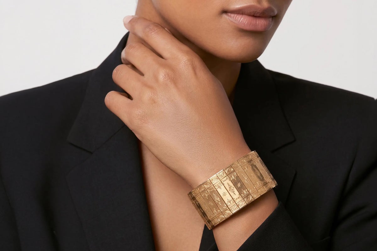 Bold, Gold and Intricately Engraved, This Mario Buccellati Bracelet Could Replace Your Wrist Stack

