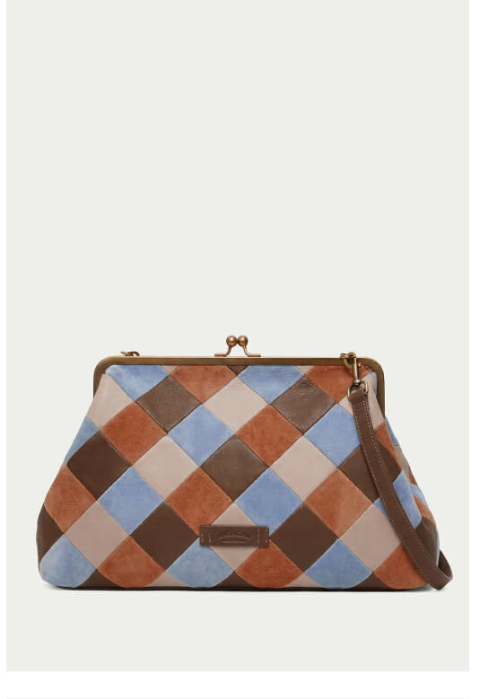 Grace Novelty Oversized Clutch w/ Strap