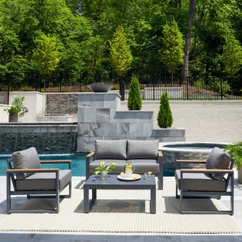 Sierra 4-Piece Outdoor Patio Seating Set