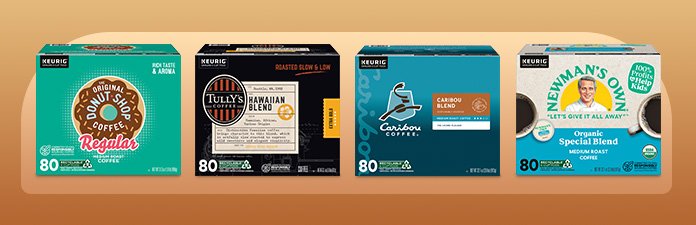 various keurig k-cup pods