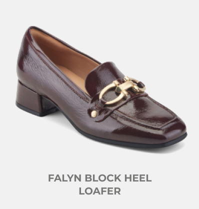 FALYN BLOCK HEEL LOAFER