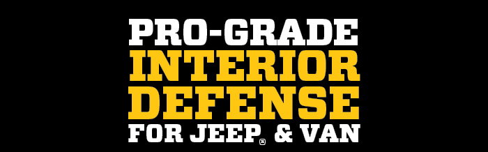 New pro-grade interior defense for Jeep and van