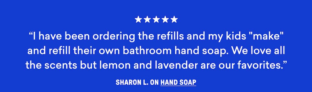 Check out our best selling hand soap. 
