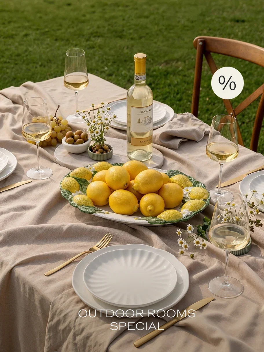 Comer al aire libre al estilo toscano