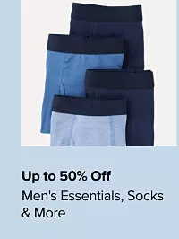 Up to 50% off mens essentials, socks and more. Shop now. Four pairs of mens boxer briefs.