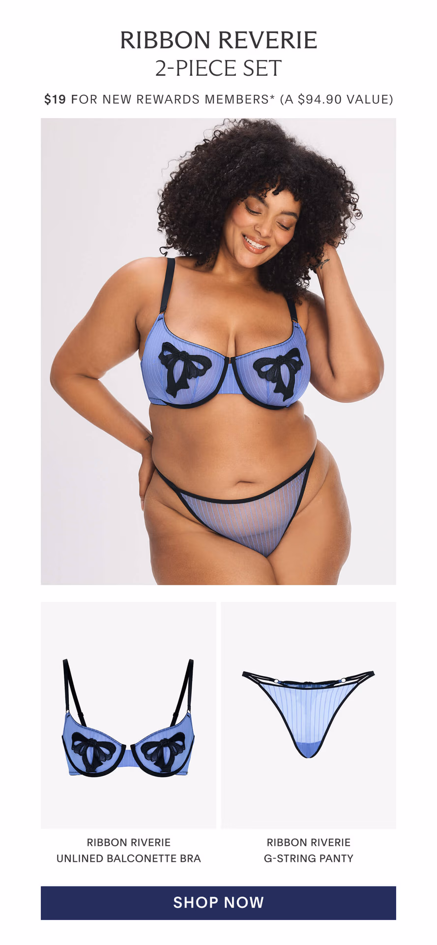 Ribbon Reverie 2-Piece Set