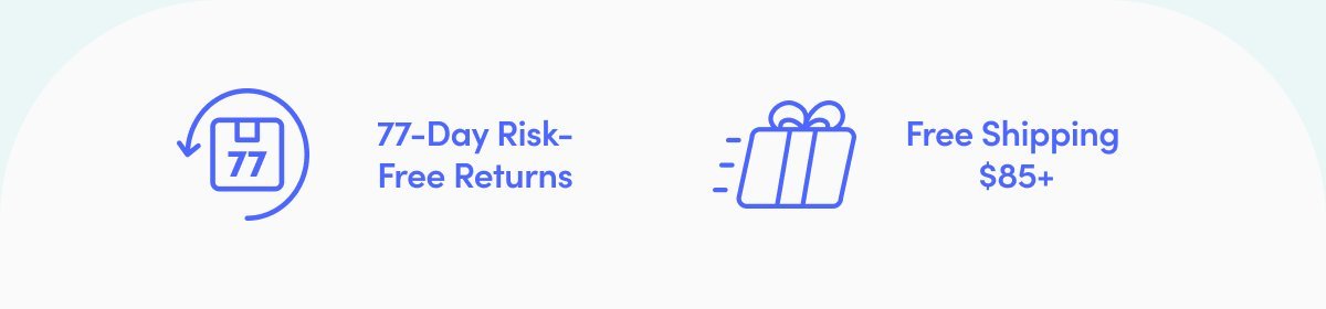 Return Policy and Free Shipping $85+