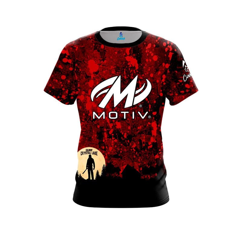 Image of Motiv Camp Crystal Lake CoolWick Bowling Jersey