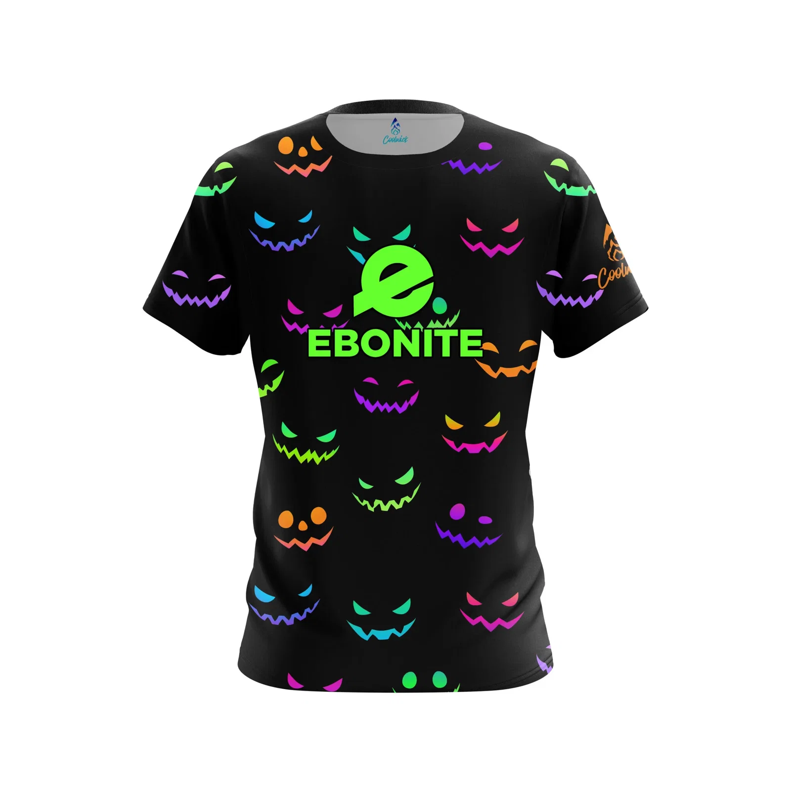 Image of Neon Jack O Lantern CoolWick Bowling Jersey - Ebonite