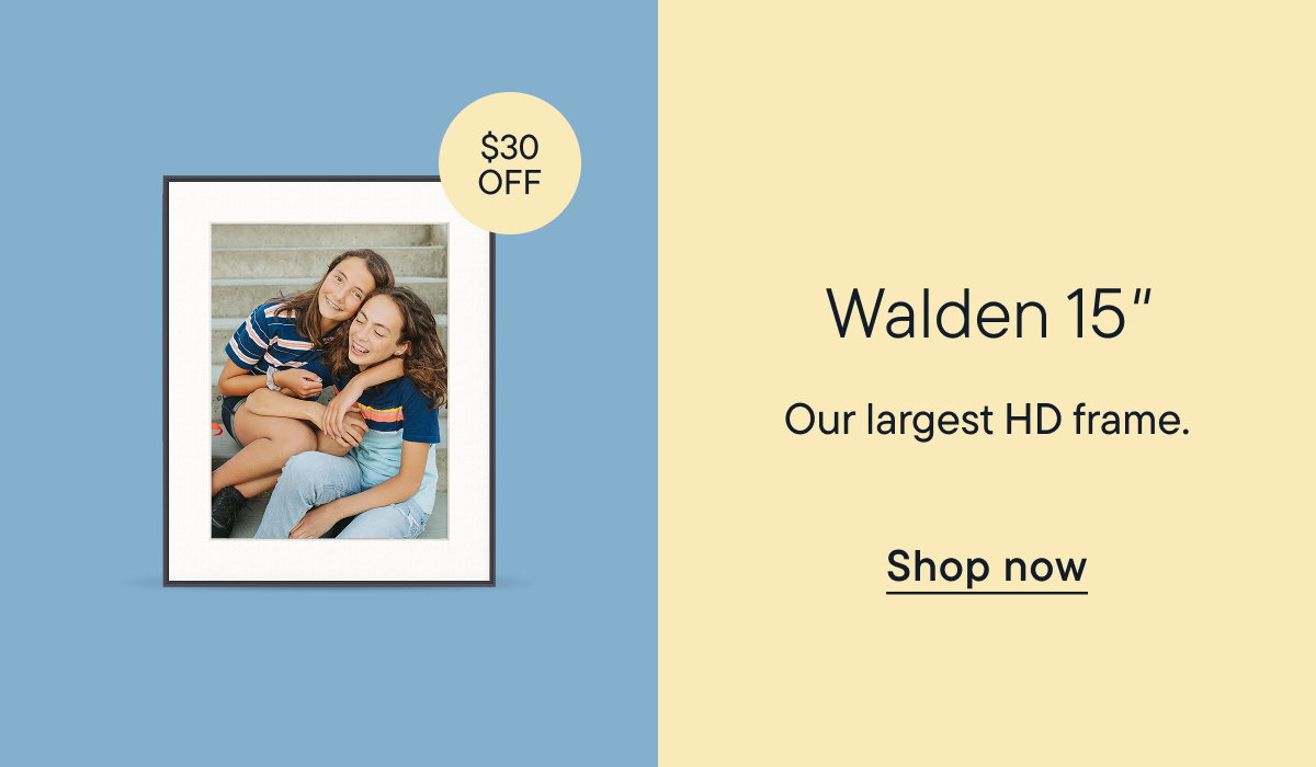 Walden 15". Our largest HD frame.