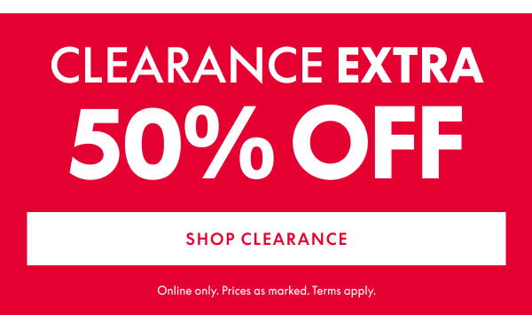50% Off Clearance