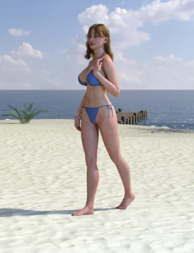 FG Beach Poses for Genesis 9 Feminine