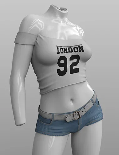 F3D Street Beat Outfit for Genesis 9, 8 and 8.1 Female