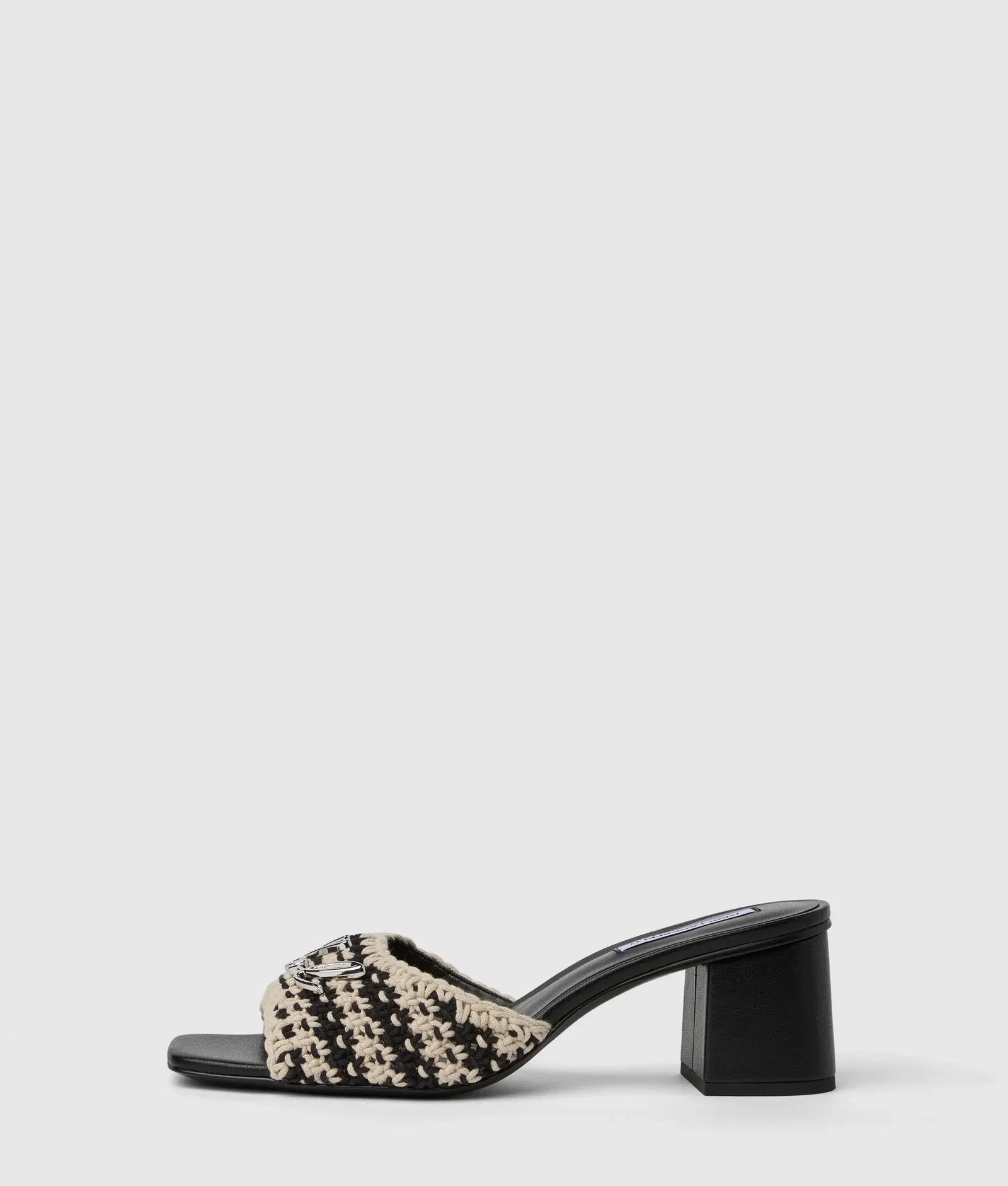 Image of Plaza II crochet heeled sandals