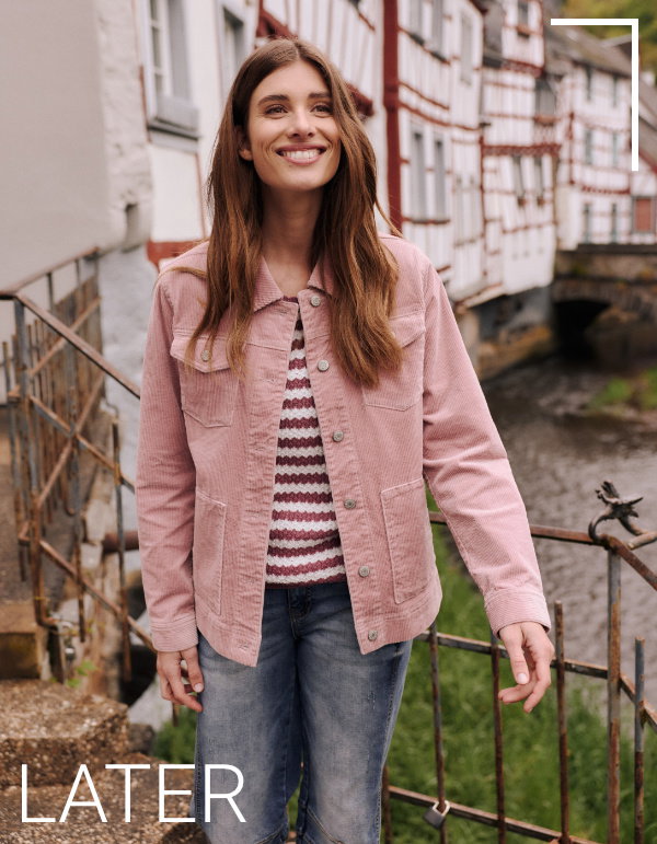Allrounder: Bequeme Cord-Jacke
