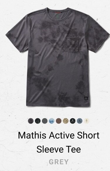 Mathis Active Short Sleeve Tee