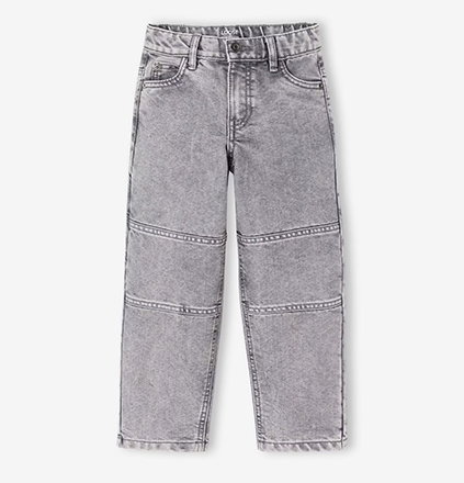Cargo jeans for boys - denim grey