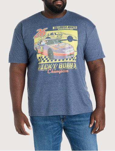Ricky Bobby Car Race Flag Graphic Tee