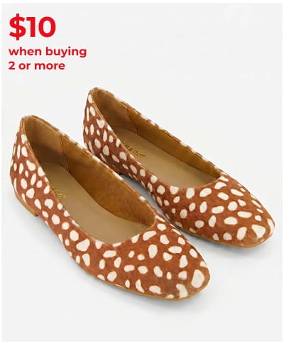 Shop Square Toe Ballet Flats