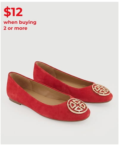 Shop Geometric Pendant Ballet Flats