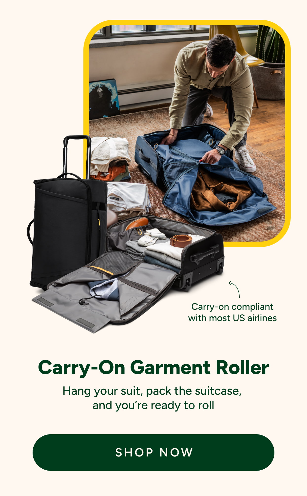 Carry-On Garment Roller