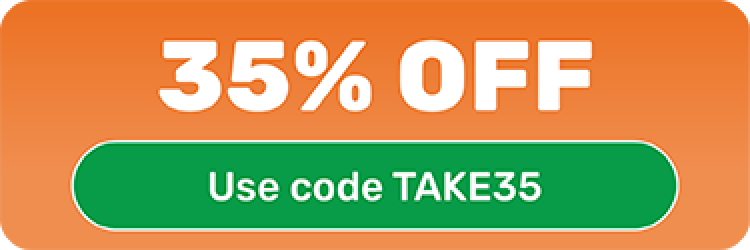 35% off with code TAKE35