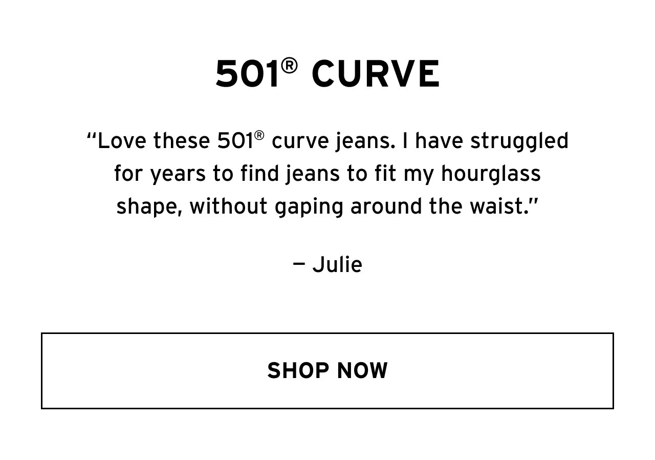 SHOP 501® CURVE JEANS