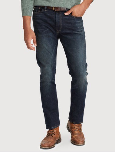 Hampton Relaxed Straight Fit Lightweight Stretch Jeans - Murphy Wash
