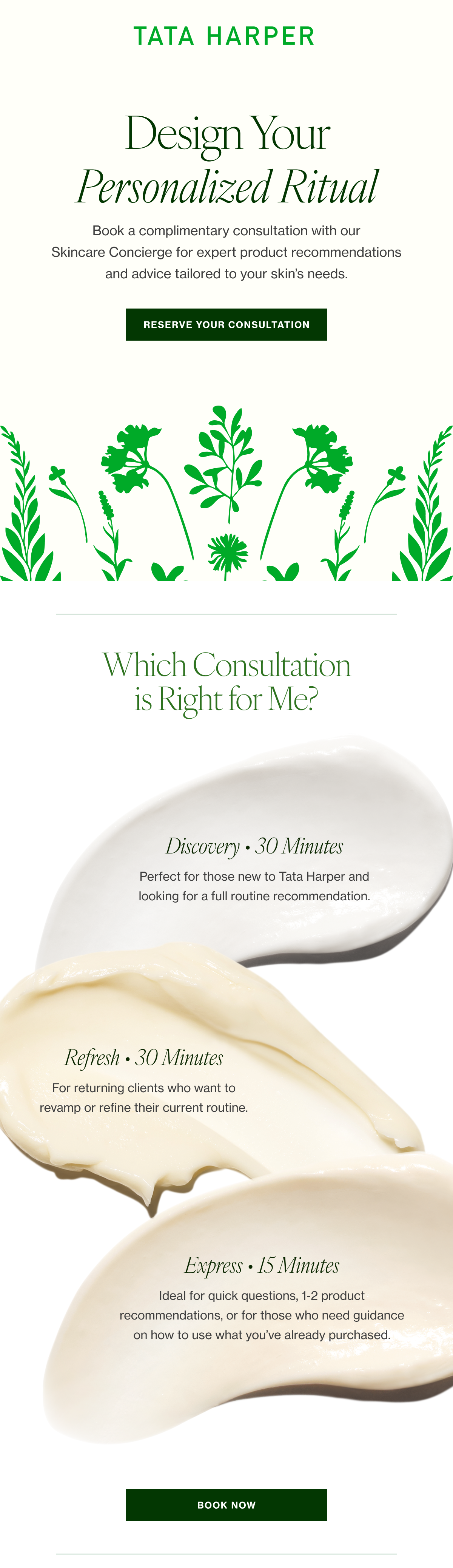 Book a complimentary consultation with our Skincare Concierge for expert product recommendations and advice tailored to your skin’s needs.   